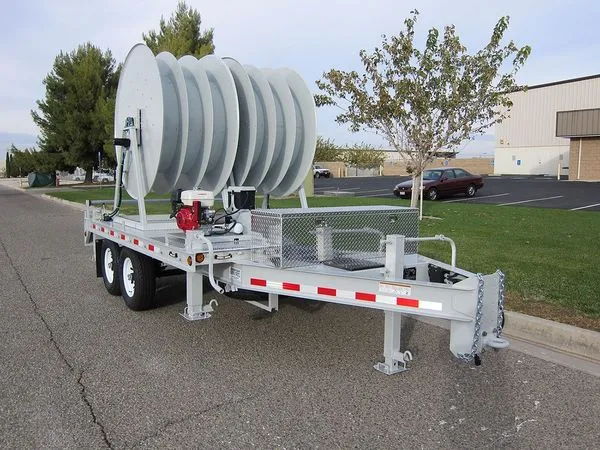 Custom Dual Cable Reel Trailer