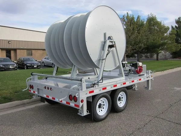 Custom Dual Cable Reel Trailer