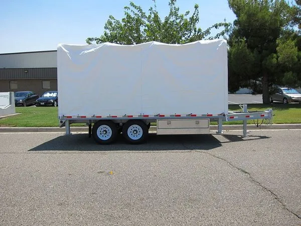 Custom Cable Reel Trailer with Enclosure