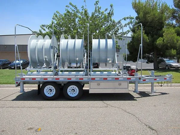 Custom Three Reel Trailer