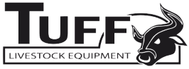 Black logo for Tuff Lifestock Equipment